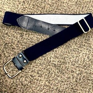 Navy Blue Baseball Belt  